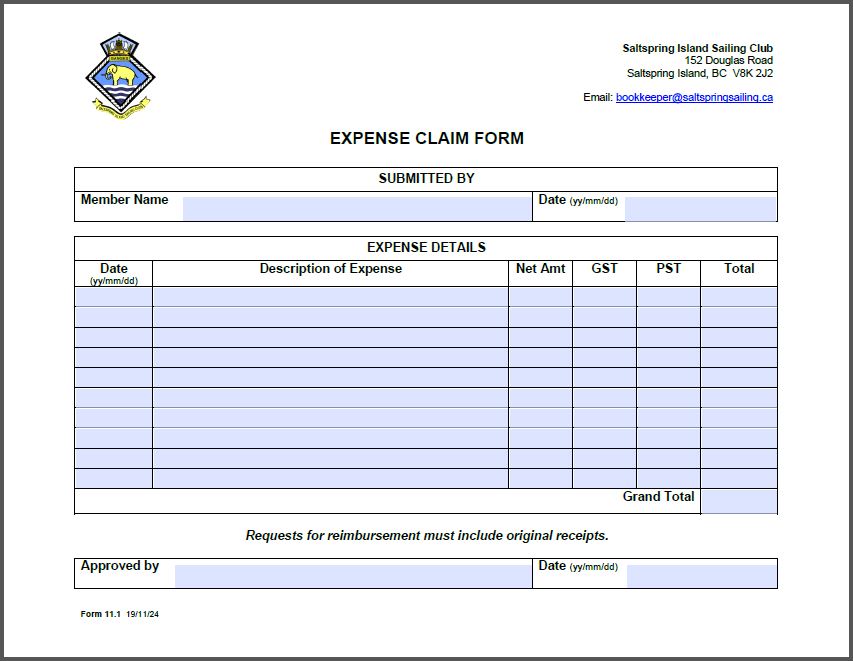club-expense-form