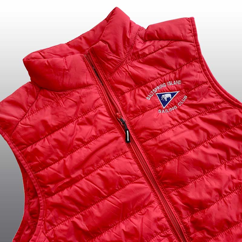 Women's Puffer Vest – Salt Spring Island Sailing Club